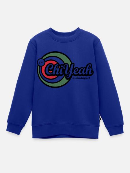 ChiYeah in Budapest - Kinder Premium Organic Sweatshirt - Royalblau