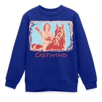 Ostwind Aris Ankunft Ari mit Ostwind Painting - Kinder Premium Organic Sweatshirt - Royalblau - Vorne - AI Model Kid Female (0cm)