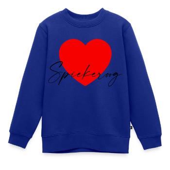 i Love Spiekeroog - Kinder Premium Organic Sweatshirt - Royalblau - Vorne - AI Model Kid Female (0cm)