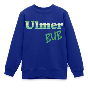 Ulm BUB - Kinder Premium Organic Sweatshirt - Royalblau - Vorne - AI Model Kid Female (0cm)