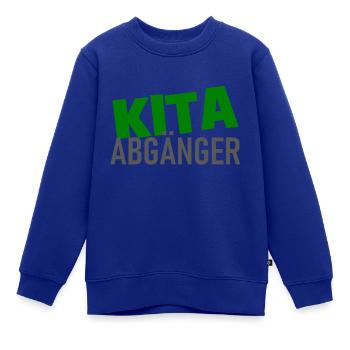 Kita Abgänger Einschulung Kindergarten Schule - Kinder Premium Organic Sweatshirt - Royalblau - Vorne - AI Model Kid Female (0cm)