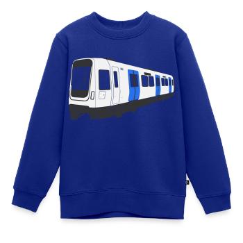Stockholmer U-Bahn C30 - Kinder Premium Organic Sweatshirt - Royalblau - Vorne - AI Model Kid Female (0cm)