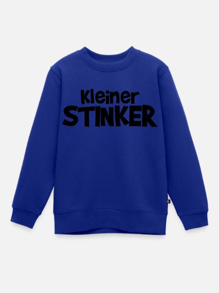 kleiner Stinker - Kinder Premium Organic Sweatshirt - Royalblau