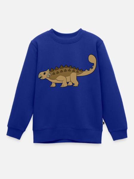 Ankylosaurus - Kinder Premium Organic Sweatshirt - Royalblau