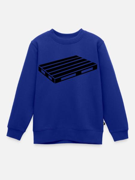 Palette - Kinder Premium Organic Sweatshirt - Royalblau