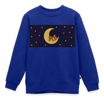 Träumer - Kinder Premium Organic Sweatshirt - Royalblau - Vorne - AI Model Kid Female (0cm)
