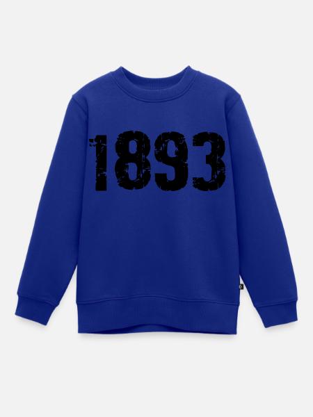 1893 - Kinder Premium Organic Sweatshirt - Royalblau