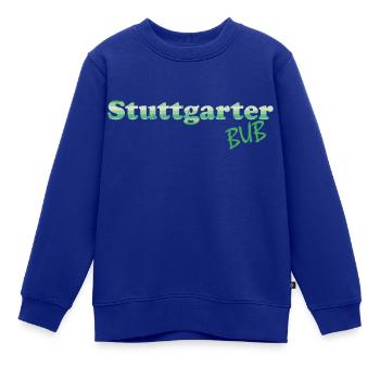 Stuttgart BUB - Kinder Premium Organic Sweatshirt - Royalblau - Vorne - AI Model Kid Female (0cm)