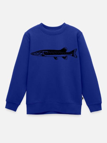 Hecht - Kinder Premium Organic Sweatshirt - Royalblau