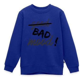 Schlechte Laune! - Kinder Premium Organic Sweatshirt - Royalblau - Vorne - AI Model Kid Female (0cm)
