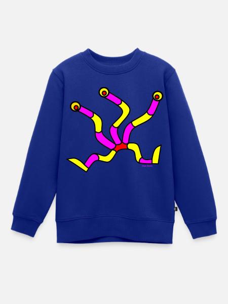 Lustiges shirt by jango creation fashion - Kinder Premium Organic Sweatshirt - Royalblau