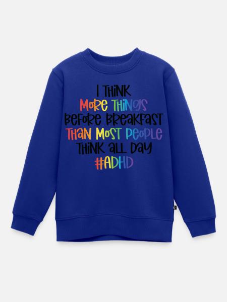 ADHS - Kinder Premium Organic Sweatshirt - Royalblau