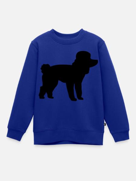 Pudel - Kinder Premium Organic Sweatshirt - Royalblau