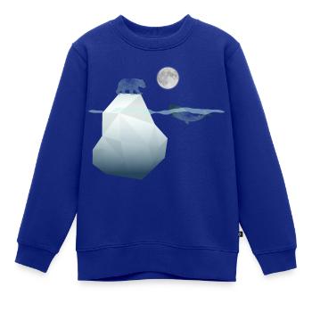 Die Arktis - Kinder Premium Organic Sweatshirt - Royalblau - Vorne - AI Model Kid Female (0cm)