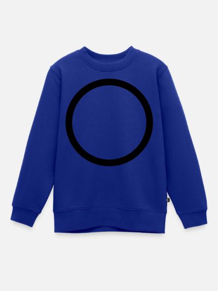 Kreis fest - Kinder Premium Organic Sweatshirt - Royalblau