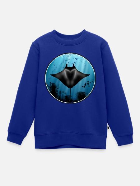 Mantarochen - Kinder Premium Organic Sweatshirt - Royalblau