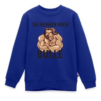 Lustiges Pumper, Fitness Geschenk - Kinder Premium Organic Sweatshirt - Royalblau - Vorne - AI Model Kid Female (0cm)