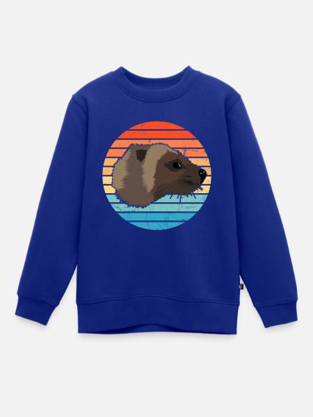 Wolverine - Kinder Premium Organic Sweatshirt - Royalblau