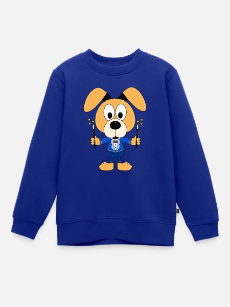 ZAUBERER - MAGIER - HUND - ZAUBERN - TIER - BABY - Kinder Premium Organic Sweatshirt - Royalblau