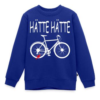 Hätte Hätte Fahrradkette - Kinder Premium Organic Sweatshirt - Royalblau - Vorne - AI Model Kid Female (0cm)