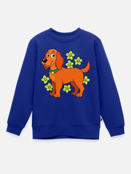 Irischer Setter - Kinder Premium Organic Sweatshirt - Royalblau