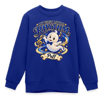 Puff – Mein erster kleiner Rhythmus - Kinder Premium Organic Sweatshirt - Royalblau - Vorne - AI Model Kid Female (0cm)
