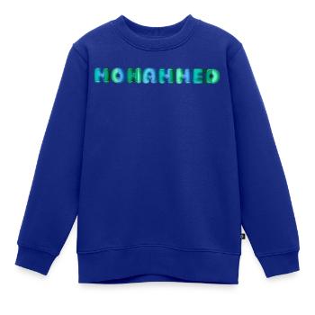 Mohammed baby jungenname kawaii - Kinder Premium Organic Sweatshirt - Royalblau - Vorne - AI Model Kid Female (0cm)
