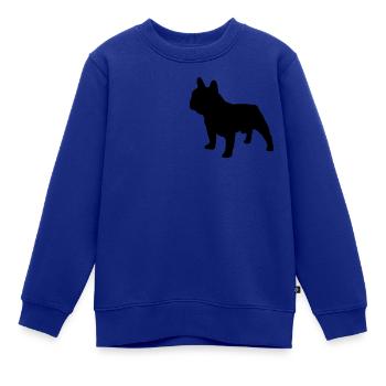 Französisch Schatten (2) - Kinder Premium Organic Sweatshirt - Royalblau - Vorne - AI Model Kid Female (0cm)