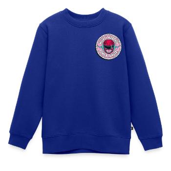 Power Rangers Mighty Morphin - Kinder Premium Organic Sweatshirt - Royalblau - Vorne - AI Model Kid Female (0cm)