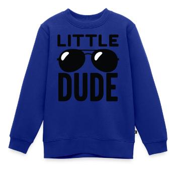 Kleiner Kerl - Kinder Premium Organic Sweatshirt - Royalblau - Vorne - AI Model Kid Female (0cm)