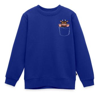 Der Grüffelo Tasche - Kinder Premium Organic Sweatshirt - Royalblau - Vorne - AI Model Kid Female (0cm)
