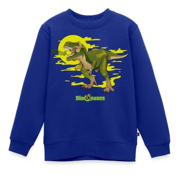 Schleich Dinosaurs Tyrannosaurus Rex T-Rex Roar - Kinder Premium Organic Sweatshirt - Royalblau - Vorne - AI Model Kid Female (0cm)