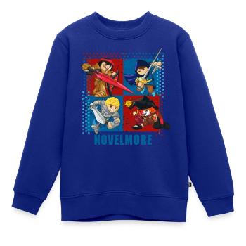 Playmobil Novelmore - Burnham Raiders Und Ritter - Kinder Premium Organic Sweatshirt - Royalblau - Vorne - AI Model Kid Female (0cm)