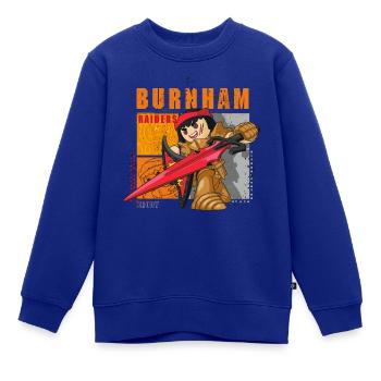 Playmobil Novelmore Charakter Brody - Kinder Premium Organic Sweatshirt - Royalblau - Vorne - AI Model Kid Female (0cm)