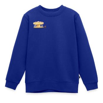 Verzaubertes Karussell Unisex Illustration - Kinder Premium Organic Sweatshirt - Royalblau - Vorne - AI Model Kid Female (0cm)