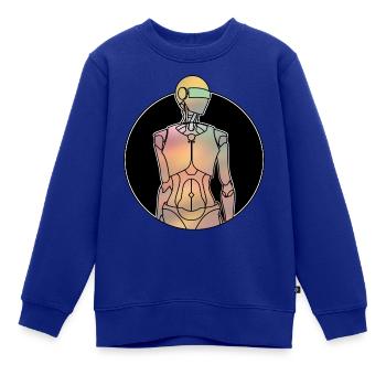Android - Künstliche Intelligenz - Kinder Premium Organic Sweatshirt - Royalblau - Vorne - AI Model Kid Female (0cm)