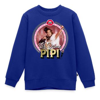 Emily In Paris La Dame Pipi Show Auftritt - Kinder Premium Organic Sweatshirt - Royalblau - Vorne - AI Model Kid Female (0cm)