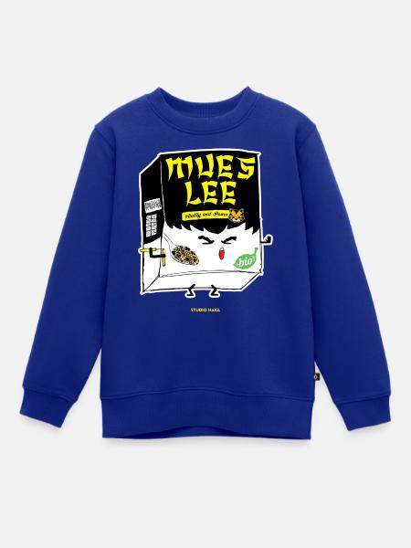 mueslee-studio haka - Kinder Premium Organic Sweatshirt - Royalblau
