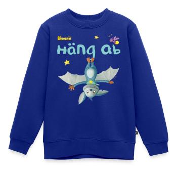 KiKA-Baumhaus mit Fidi Häng ab - Kinder Premium Organic Sweatshirt - Royalblau - Vorne - AI Model Kid Female (0cm)