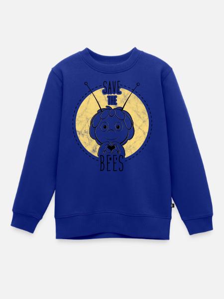 Biene Maja Save The Bees - Kinder Premium Organic Sweatshirt - Royalblau