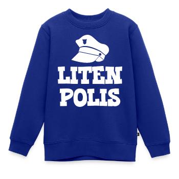 Nachwuchs Polizist Schweden Nachwuchs Polizistin - Kinder Premium Organic Sweatshirt - Royalblau - Vorne - AI Model Kid Female (0cm)