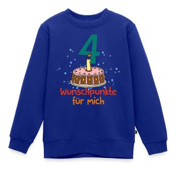 Das Sams 4 Wunschpunkte Für Mich - Kinder Premium Organic Sweatshirt - Royalblau - Vorne - AI Model Kid Female (0cm)