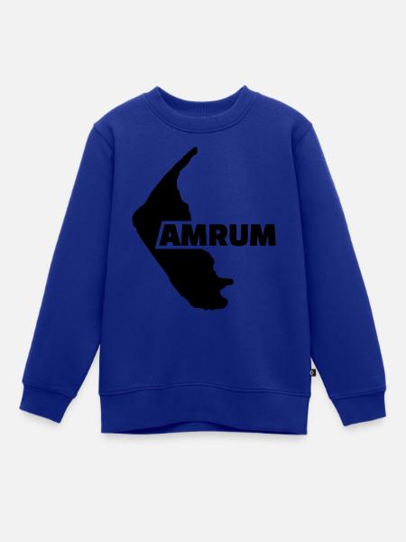 Amrum - Kinder Premium Organic Sweatshirt - Royalblau