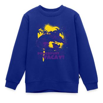Powerpuff Girls Vacay Ferien - Kinder Premium Organic Sweatshirt - Royalblau - Vorne - AI Model Kid Female (0cm)