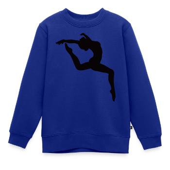 Turnen, Turnen, Turnen - Kinder Premium Organic Sweatshirt - Royalblau - Vorne - AI Model Kid Female (0cm)