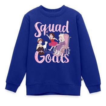 Heidi Squad Goals - Kinder Premium Organic Sweatshirt - Royalblau - Vorne - AI Model Kid Female (0cm)
