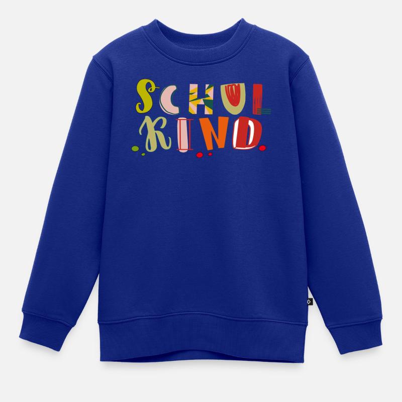 Schulkind Einschulung ersteKlasse - Kinder Premium Organic Sweatshirt - Royalblau