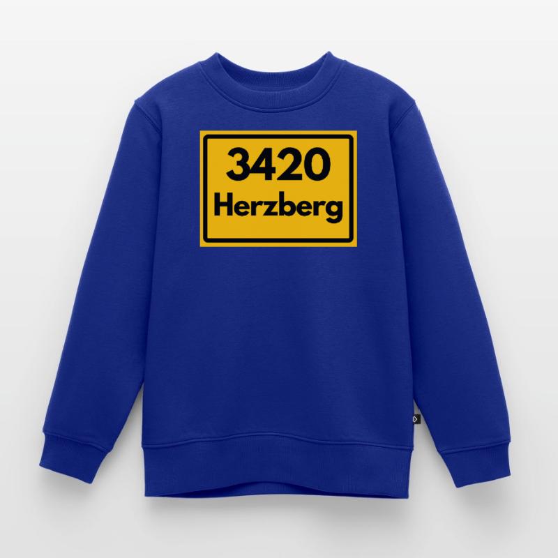 OLD POSTCODE ZIP CODE RETRO 3420 HERZBERG HARZ Kids Premium Organic Sweatshirt
