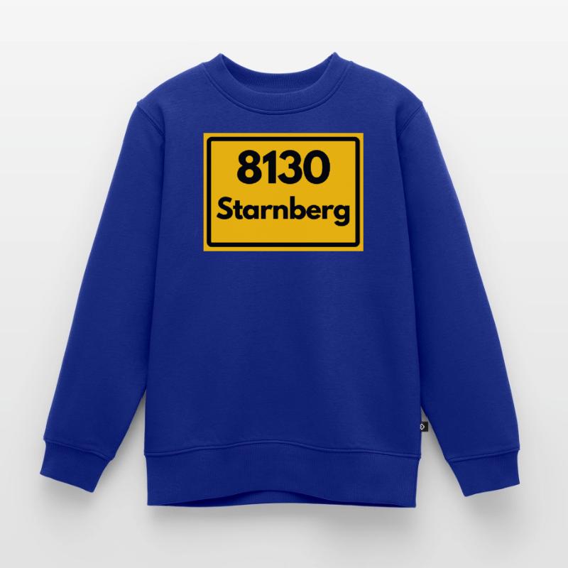 OLD POSTCODE POSTCODE RETRO 8130 STARNBERG HEIMAT Kids Premium Organic Sweatshirt