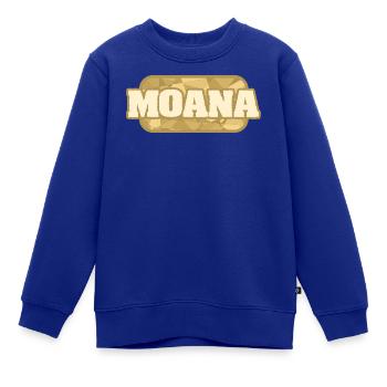 Moana als Bio - Kinder Premium Organic Sweatshirt - Royalblau - Vorne - AI Model Kid Female (0cm)
